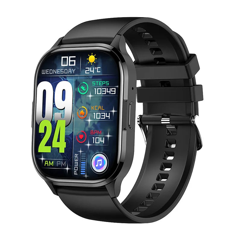 HK21 Bluetooth Smartwatch AMOLED Screen Heart Rate Blood Oxygen Outdoor Waterproof Sports Watch Voice Calling Smart Watch