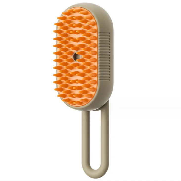 Pet Spray Comb for Cats and Dogs Pet Electric Spray Hair Removal Comb One Key Spray Anti-Flying Massage Brush, Clean Massage