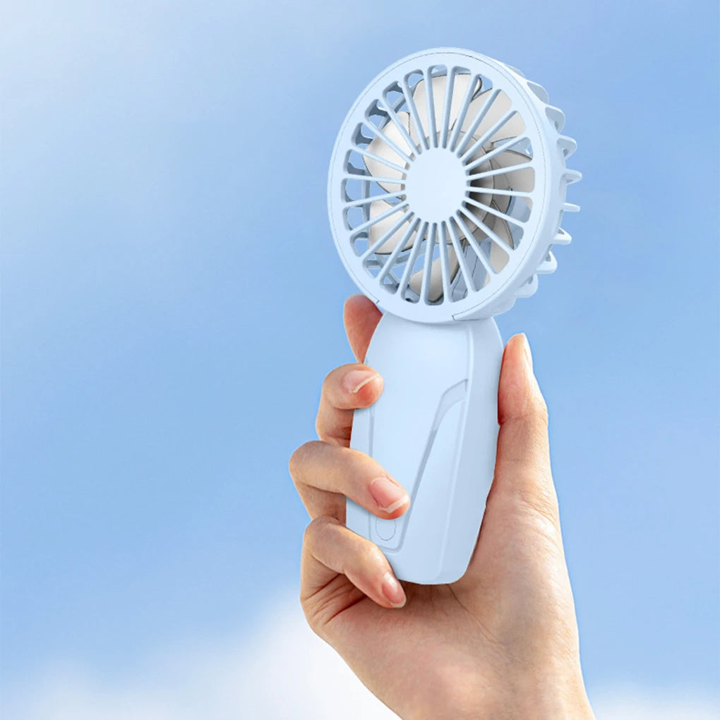 Noise Free Rechargeable Mini Fan For Silent Cooling Experience Lightweight Portable Fan,